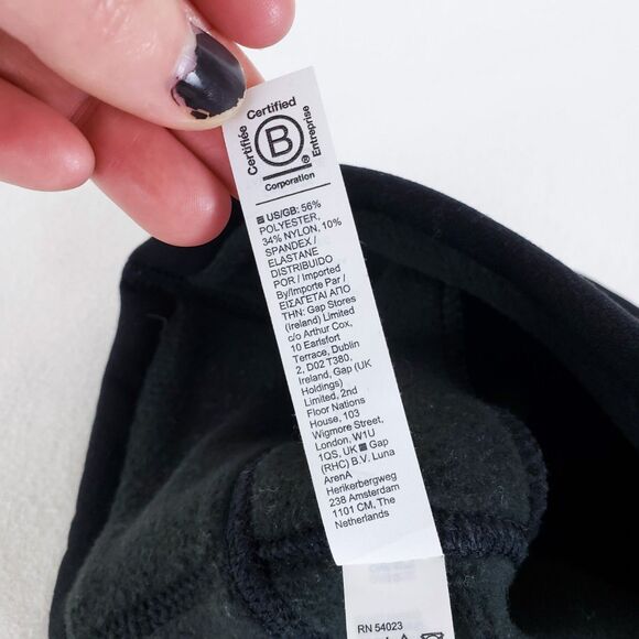 Athleta Polartec Beanie Black Reflective One-Size Running Hiking Winter Outdoor - Picture 10 of 12